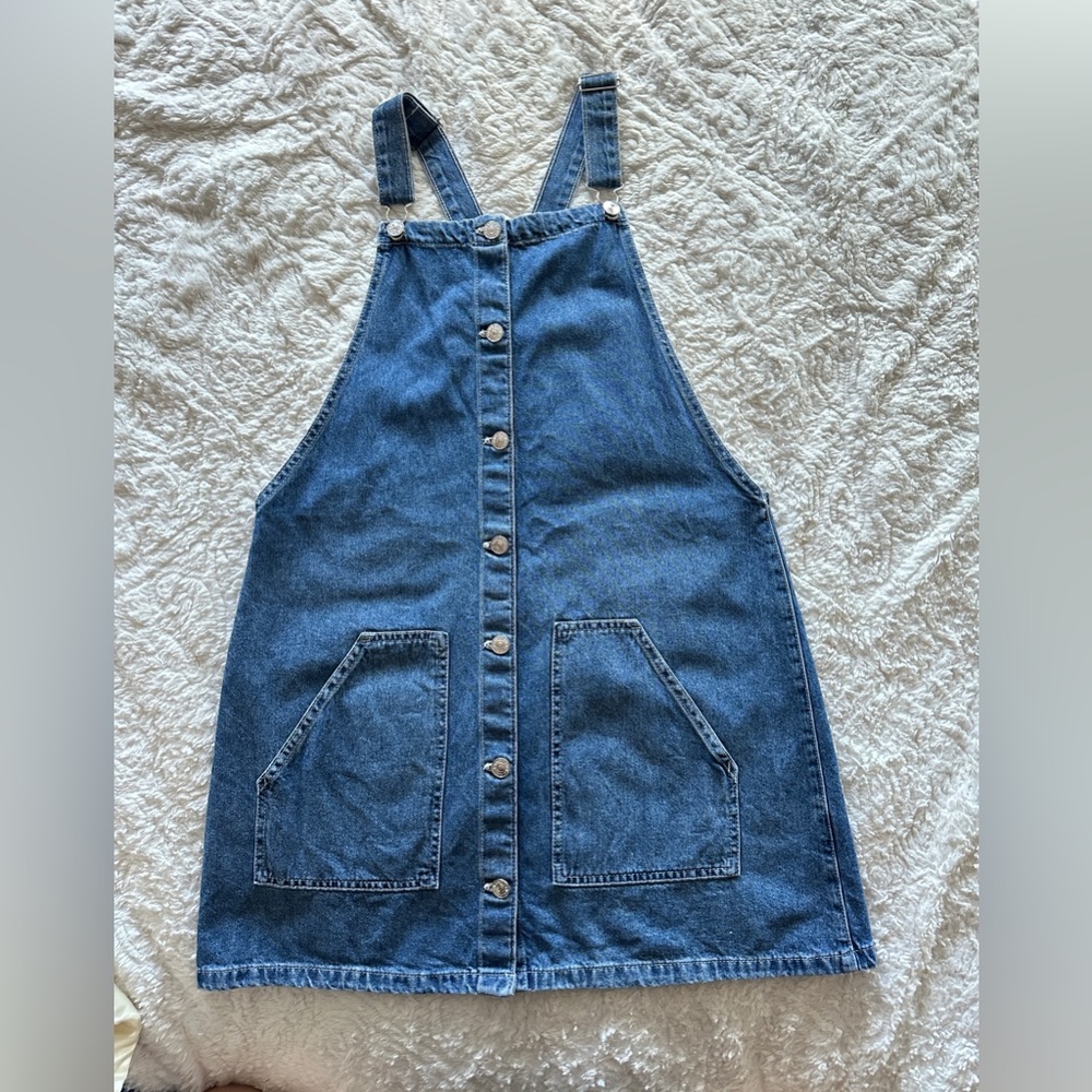 Women’s size 10 overall denim short dress